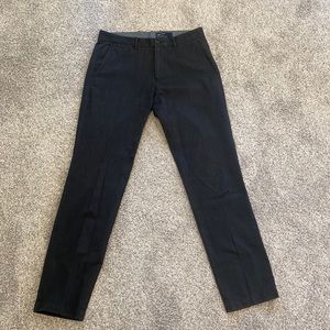 32 x 32 Gap slim fit dress pants in black and small specs of gray